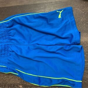 Puma Men's Electric Blue Athletic Shorts